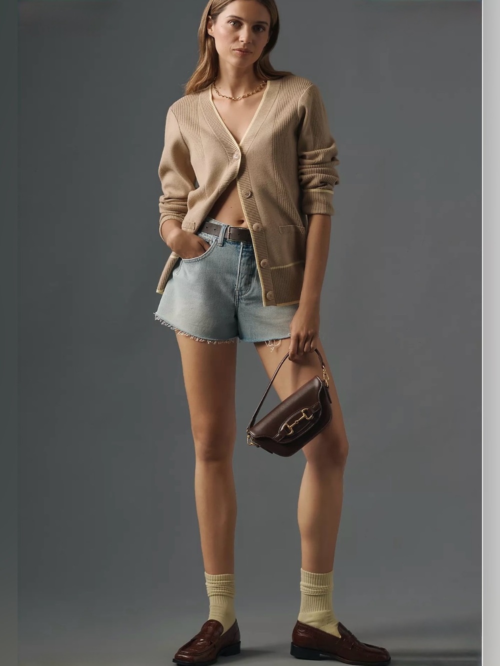 The Devon Denim Shorts by Pilcro NWT